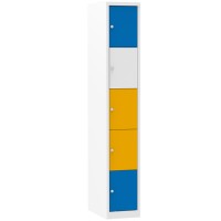 MONDRIAAN Locker with 5 compartments (color doors of your choice..